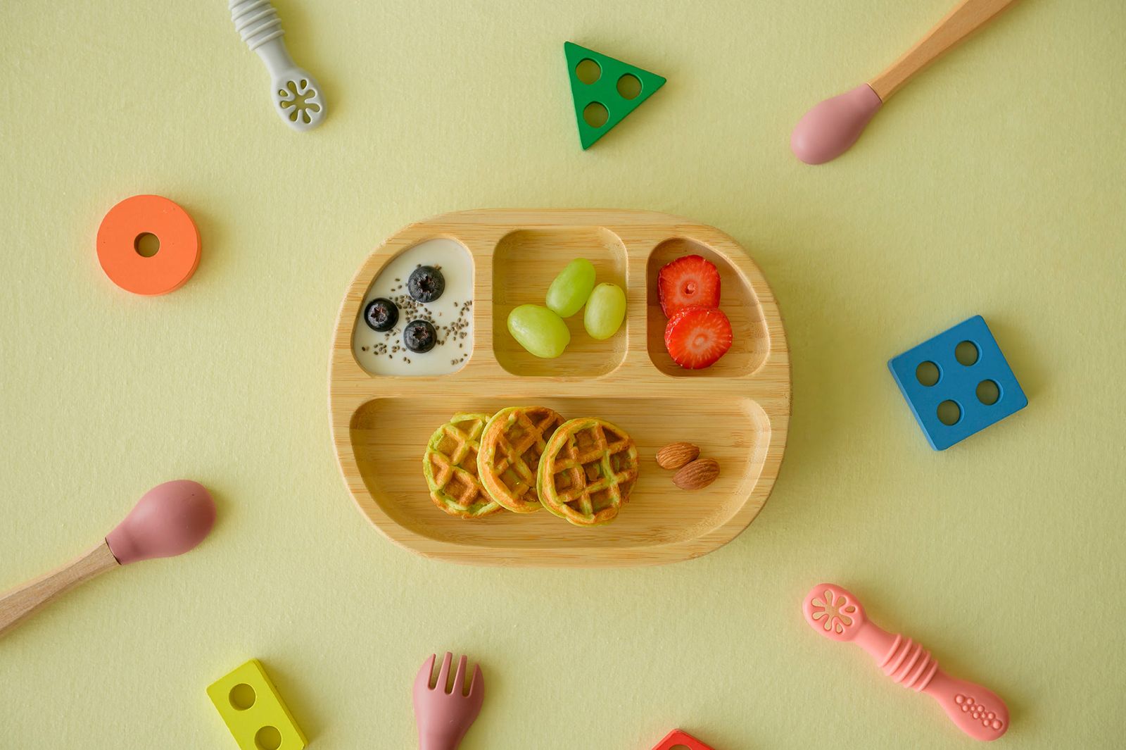 Mini Waffles Salados de Zuccini